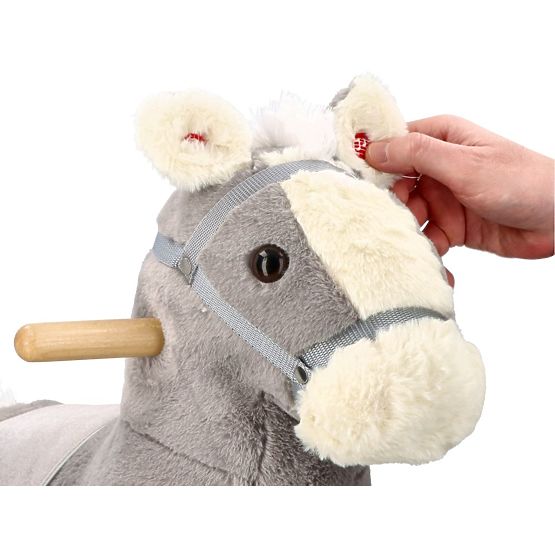 Cavallo a dondolo di peluche Siwek