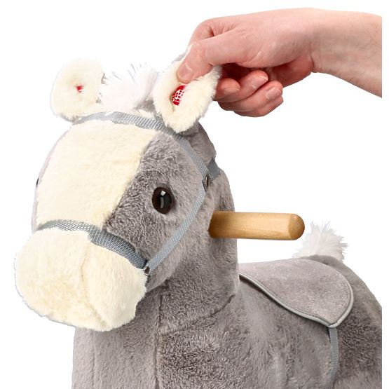 Cavallo a dondolo di peluche Siwek