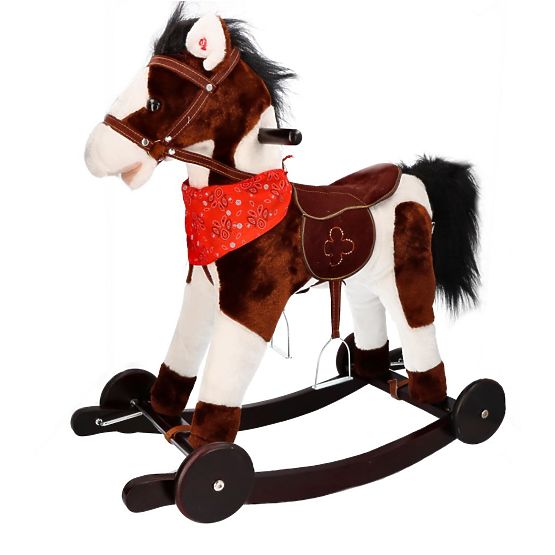 Cavallo a dondolo interattivo Łatek