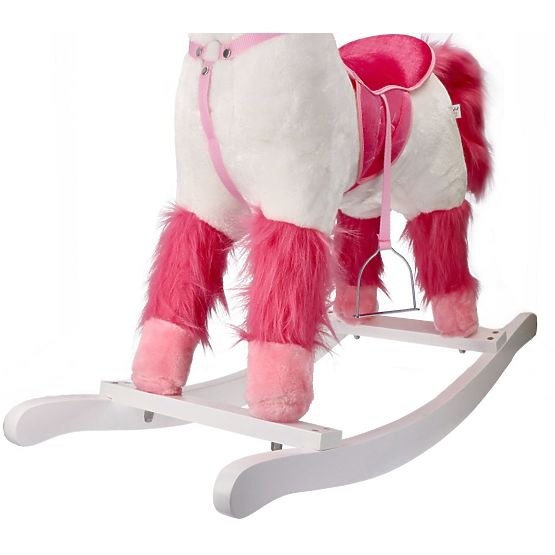 Cavallo a dondolo interattivo unicorno bianco