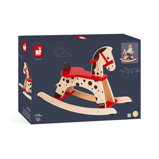 Cavallo a dondolo Janod Caramello