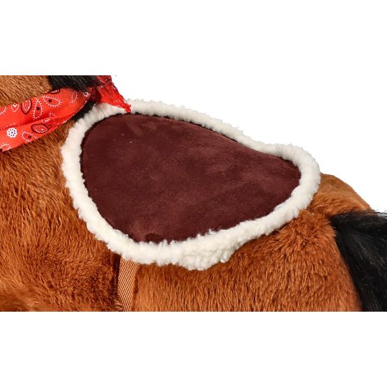 Cavallo a dondolo marrone