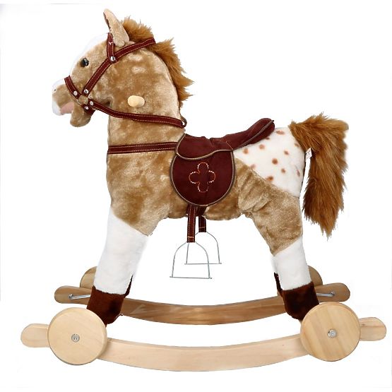Cavallo a dondolo Mustang con ruote