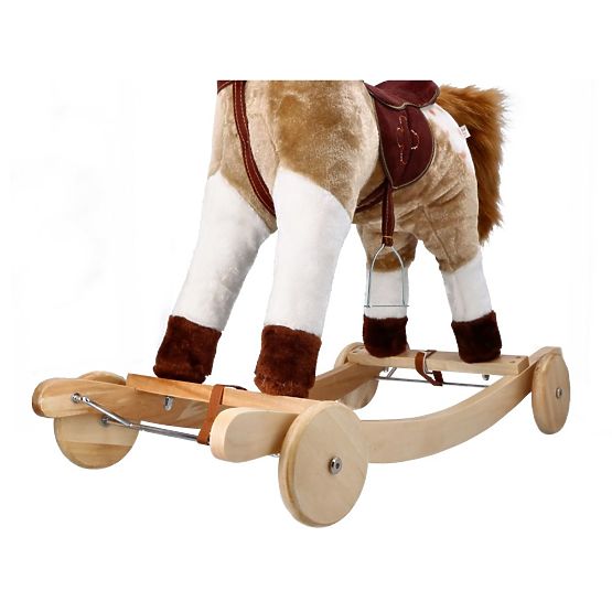 Cavallo a dondolo Mustang con ruote