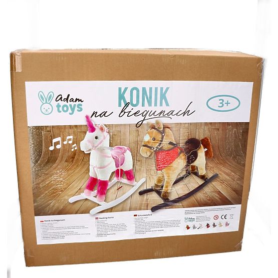 Cavallo a dondolo Mustang con ruote
