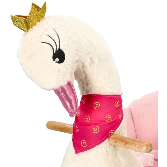 Cavallo a dondolo regina dei cigni con ruote