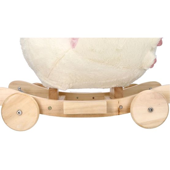 Cavallo a dondolo regina dei cigni con ruote