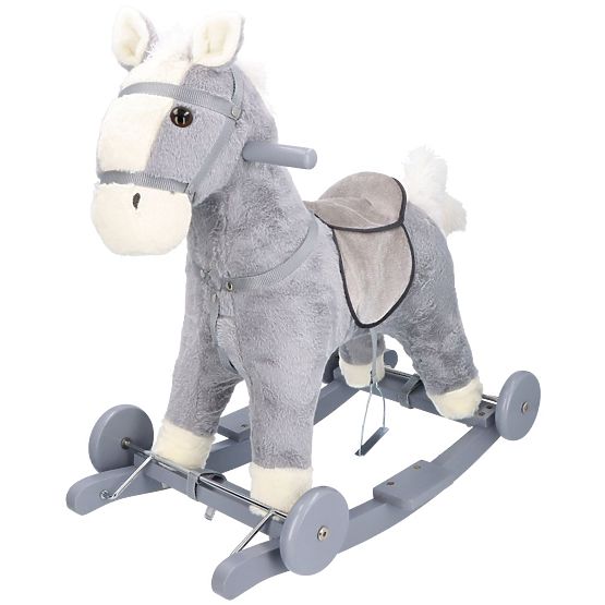 Cavallo a dondolo Siwek con ruote