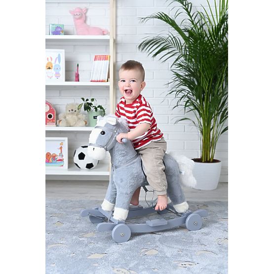 Cavallo a dondolo Siwek con ruote