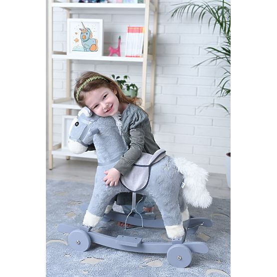 Cavallo a dondolo Siwek con ruote