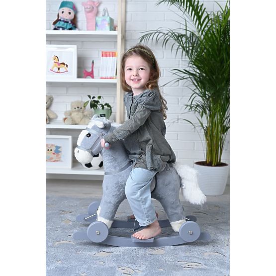 Cavallo a dondolo Siwek con ruote