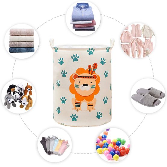 Cesto per giocattoli - leoncino