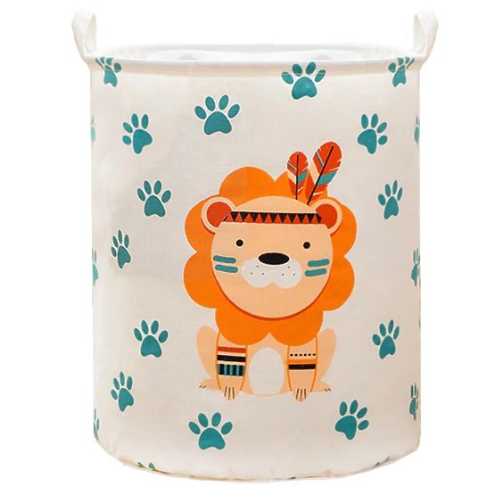 Cesto per giocattoli - leoncino