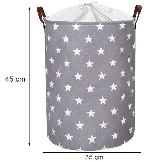 Cesto per giocattoli - stelle