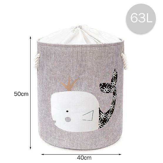 Cesto per giocattoli XL - balena
