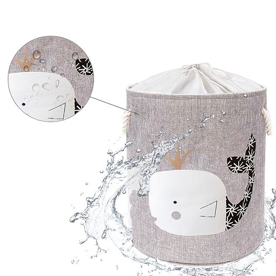 Cesto per giocattoli XL - balena