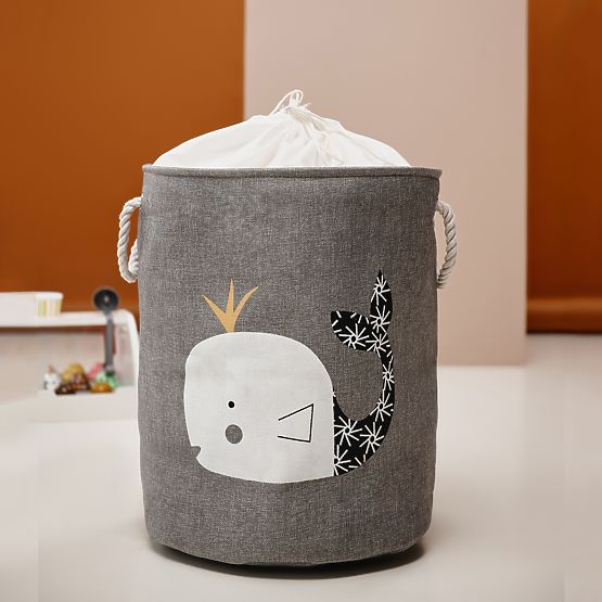 Cesto per giocattoli XL - balena