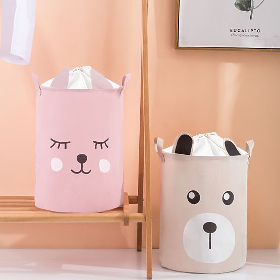 Cesto per giocattoli - orsetto