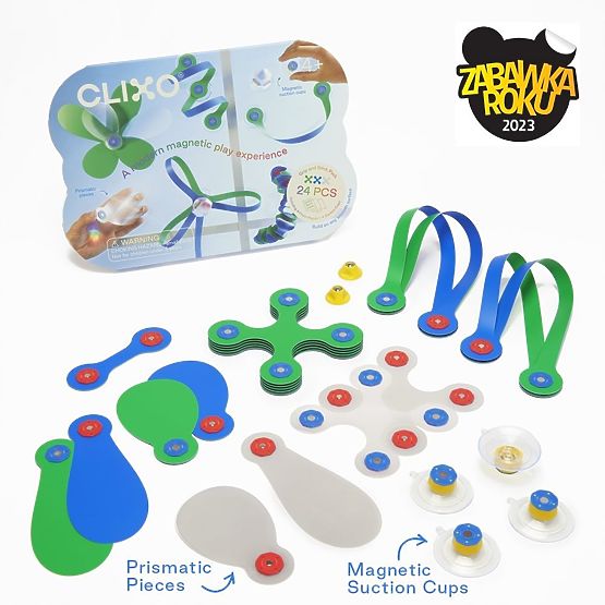 Clixo Grip and Stick, set con elementi prismatizzati
