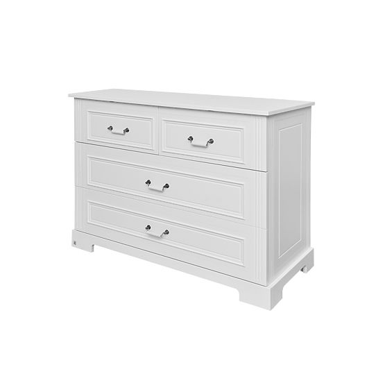 Cassettiera 4 cassetti Ines Bianco