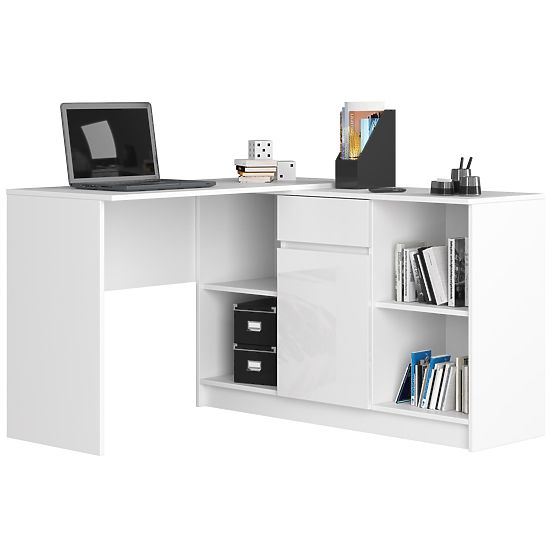 COMÒ B-17 120 cm 1 CASSETTO 1 PORTA PK BIANCO / LUCIDO BIANCO