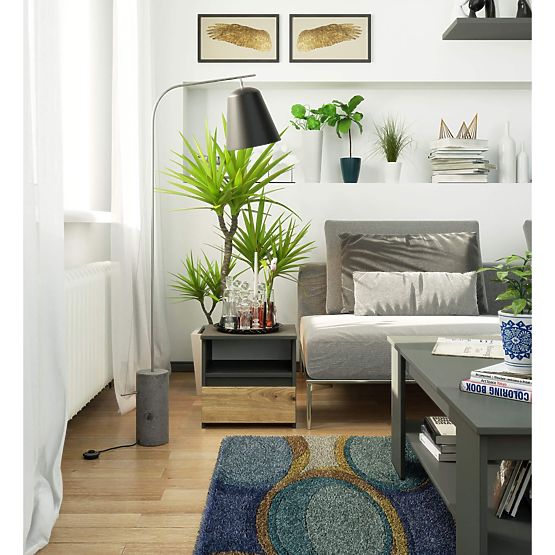 COMÒ CL1 PK GRAFITE GRIGIO / ROVERE ARTIGIANO