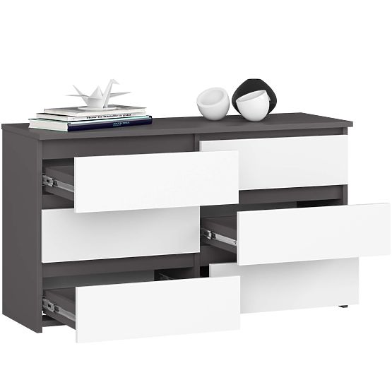 COMÒ CL100 6 CASSETTI GRIGIO / BIANCO
