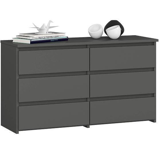 COMÒ CL100 6 CASSETTI GRIGIO
