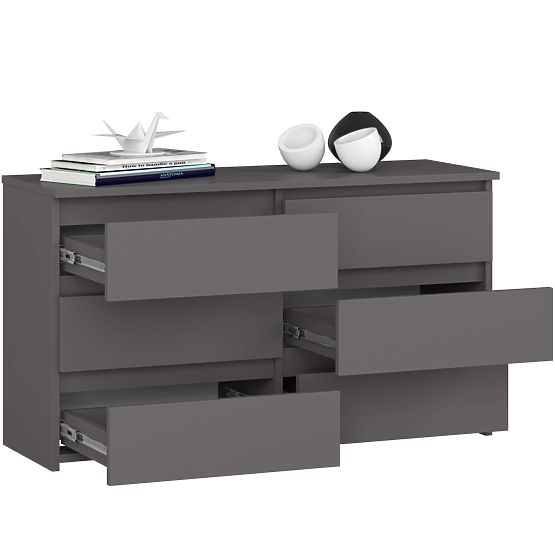 COMÒ CL100 6 CASSETTI GRIGIO