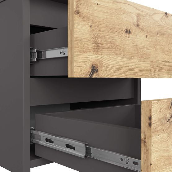 COMÒ CL2 2SZ CLP PK GRAFITE GRIGIO / ROVERE ARTIGIANO