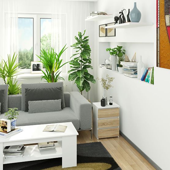 COMÒ CL3/40 PK BIANCO / ROVERE SONOMA