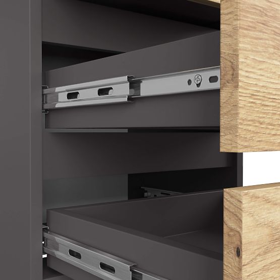 COMÒ CL3/40 PK GRAFITE GRIGIO / ROVERE ARTIGIANO