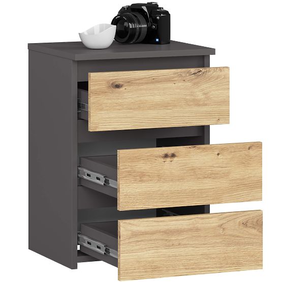 COMÒ CL3/40 PK GRAFITE GRIGIO / ROVERE ARTIGIANO