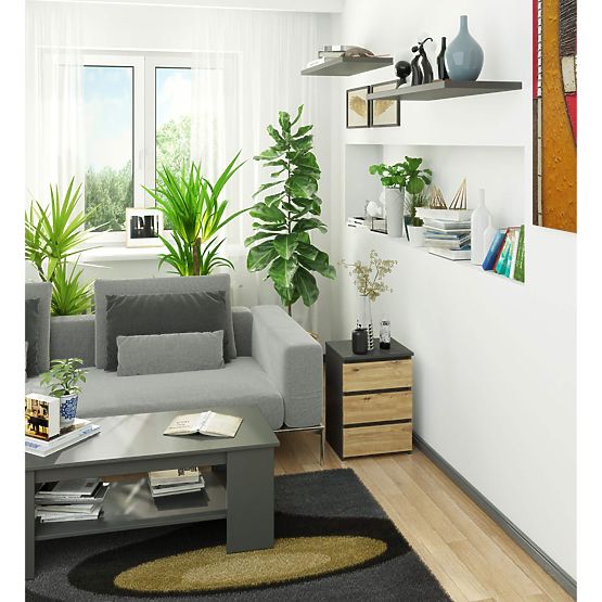 COMÒ CL3/40 PK GRAFITE GRIGIO / ROVERE ARTIGIANO