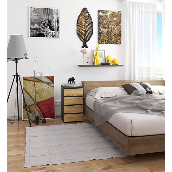 COMÒ CL4 PK GRAFITE GRIGIO / ROVERE ARTIGIANO