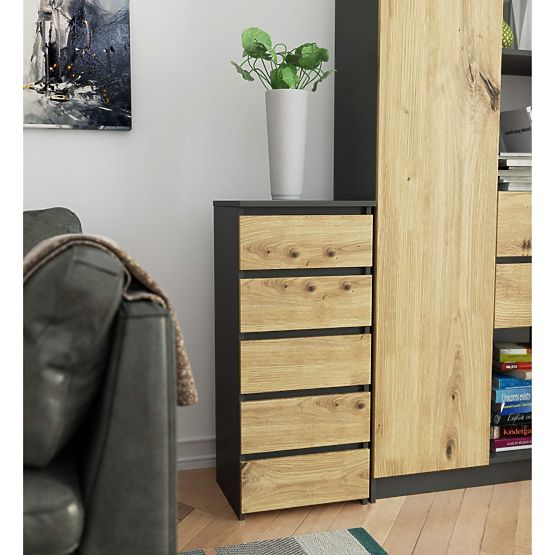 COMÒ CL5 PK GRAFITE GRIGIO/ROVERE ARTIGIANO