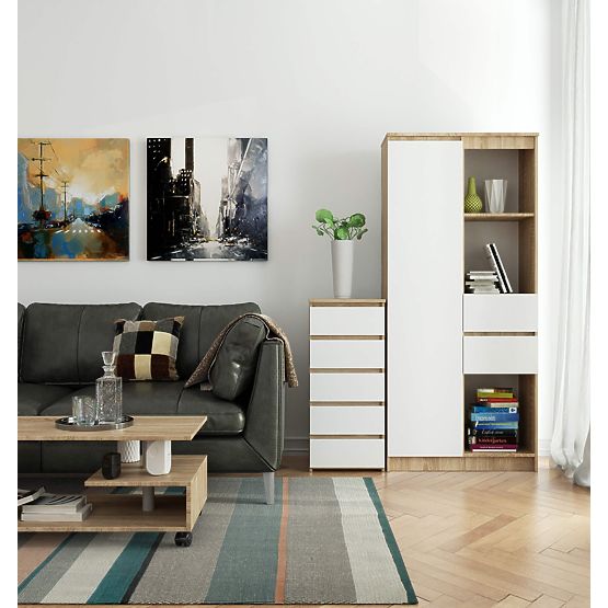 COMÒ CL5 PK ROVERE SONOMA / BIANCO