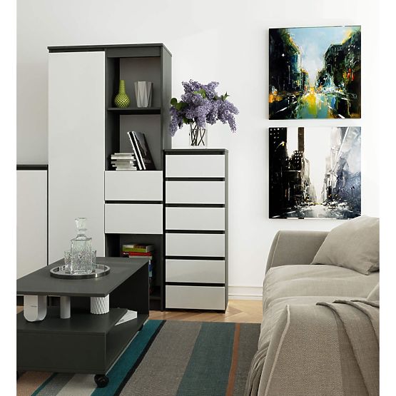 COMÒ CL6 PK GRAFITE GRIGIO / BIANCO