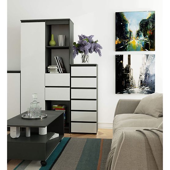COMÒ CL6 PK GRAFITE GRIGIO / BIANCO