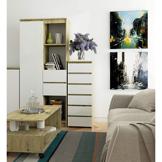 COMÒ CL6 PK ROVERE ARTIGIANO / BIANCO
