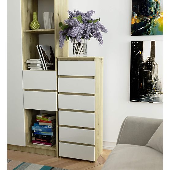 COMÒ CL6 PK ROVERE ARTIGIANO / BIANCO