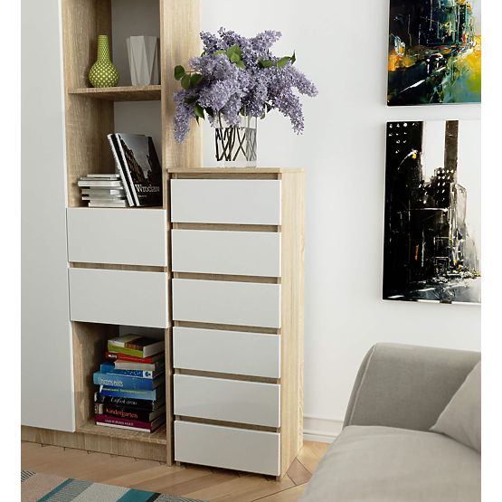 COMÒ CL6 PK ROVERE SONOMA / BIANCO