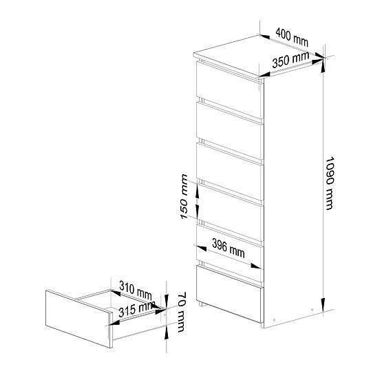 COMÒ CL6 PK ROVERE SONOMA