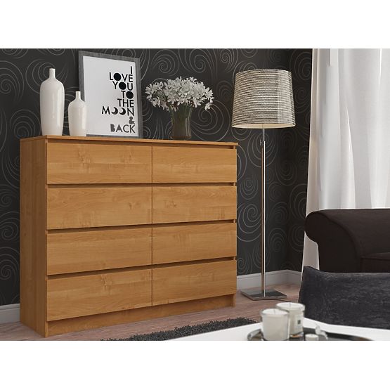 COMÒ K 120 cm 8 CASSETTI PK ONTANO