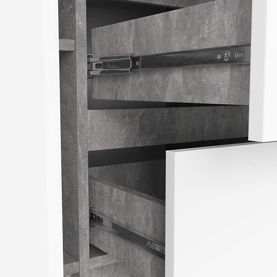 COMÒ K100 2D 3SZ PK CEMENTO / BIANCO