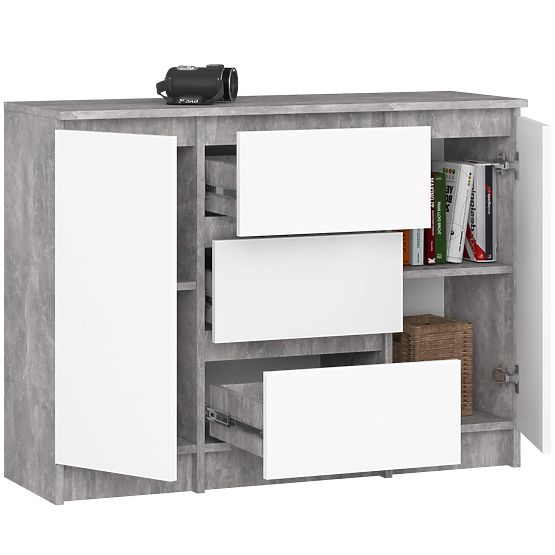 COMÒ K100 2D 3SZ PK CEMENTO / BIANCO