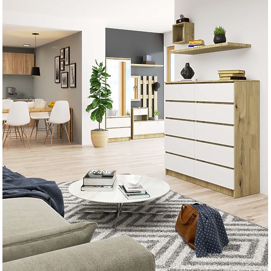 COMÒ K120 10SZ CLP PK ROVERE ARTIGIANO / BIANCO