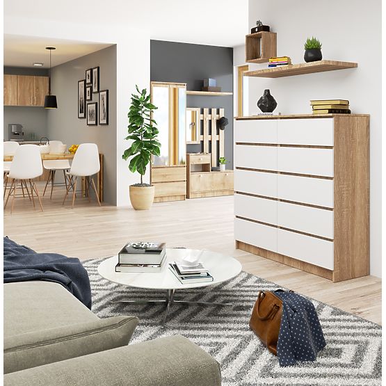 COMÒ K120 10SZ CLP PK ROVERE SONOMA / BIANCO