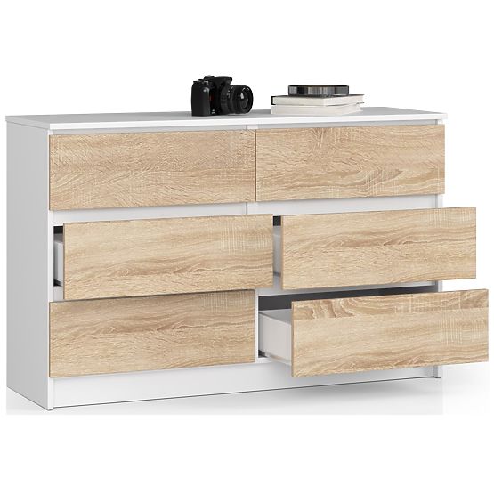COMÒ K120 6 CASSETTI CLP PK BIANCO / SONOMA