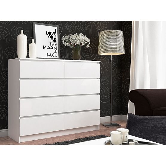 COMÒ K120 8 CASSETTI BIANCO